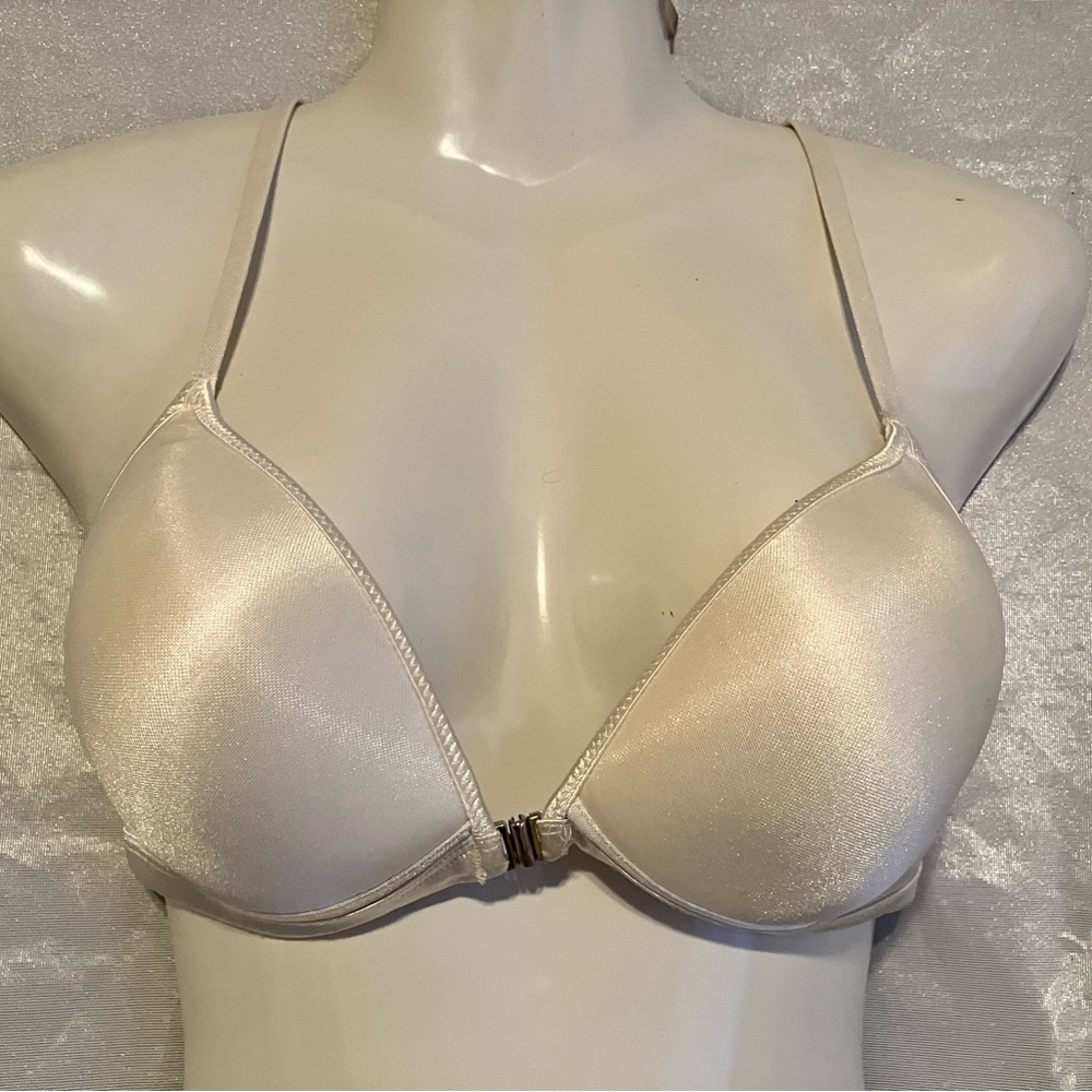 EUC White Front Closure Bra by Vassarette sz 36B